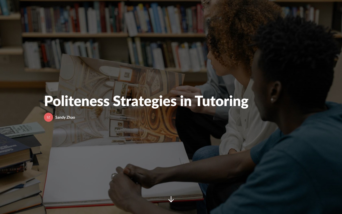 Cover of the &ldquo;Politeness Strategies in Tutoring&rdquo; course.